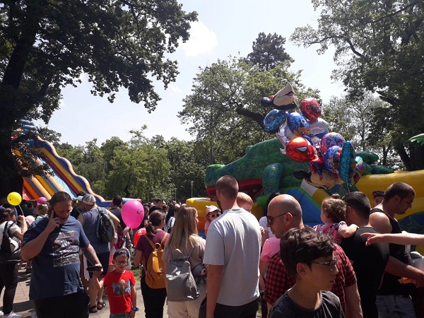 Nebunie mare în Parcul Copiilor, la Timișoara