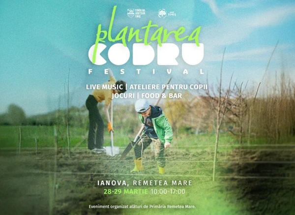 Recomandare de weekend - Visit Timiș. Acțiune de plantare CODRU la Ianova
