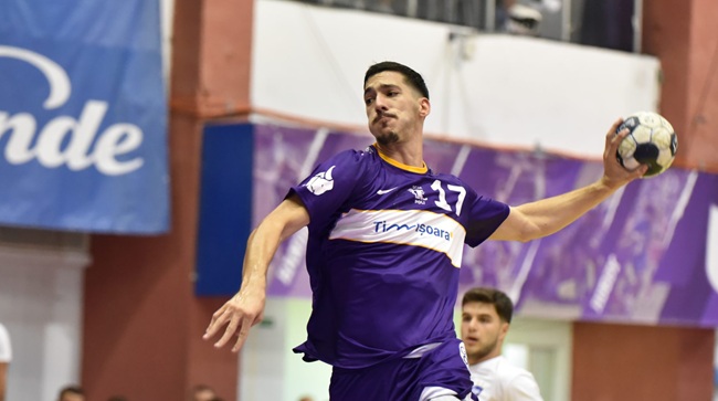 Handbaliștii alb-violeți, victorioși în Liga Zimbrilor
