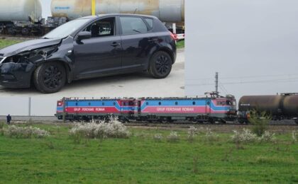 Accident de tren în Timiș (video)