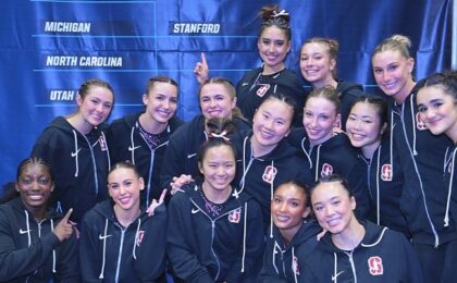 Ana Bărbosu, performanță remarcabilă în play-off-ul campionatului universitar de gimnastică din SUA