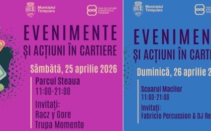 „Povești din Vecini”, în 25 și 26 aprilie, în Parcul Steaua și Scuarul Macilor