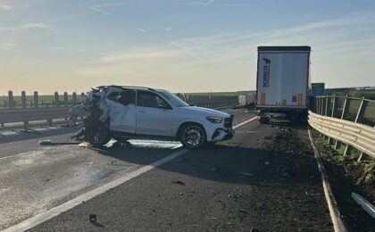 Un bărbat a decedat într-un accident produs pe autostrada A1, în Timiș