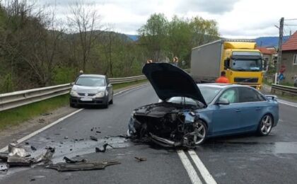 Accident grav pe DN 6, trafic alternativ