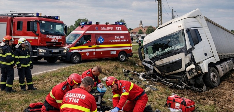Accident mortal pe un drum din vestul țării