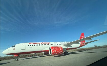 AnimaWings a recepţionat încă o aeronavă modernă şi anunţă rute noi din Timişoara, Cluj-Napoca şi București