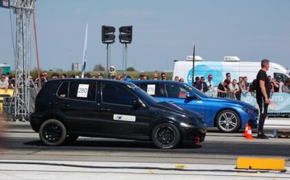 Caii putere au făcut senzație pe aeroportul din Arad. Imagini video spectaculoase