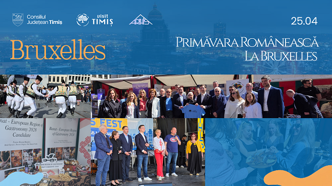 Timișul și Banatul, promovate cu succes la Bruxelles în cadrul „Primăvara Românească la Bruxelles – Arthis Fest 2026”