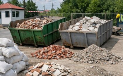 La Lugoj s-a deschis un punct de colectare a deșeurilor din construcții