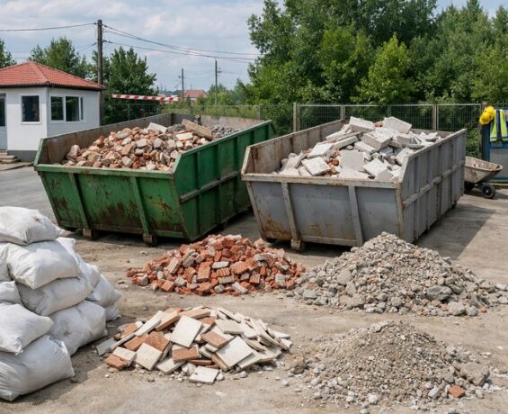 La Lugoj s-a deschis un punct de colectare a deșeurilor din construcții