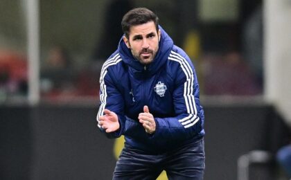 Fabregas, desemnat antrenorul anului în Italia