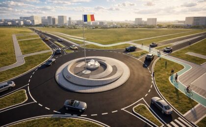 Concept unitar pentru sensurile giratorii de pe drumurile județene din Timiș