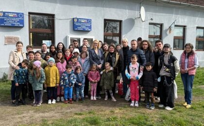 Surprize de Paști pentru copiii din Charlottenburg din partea studenților UPT. Foto