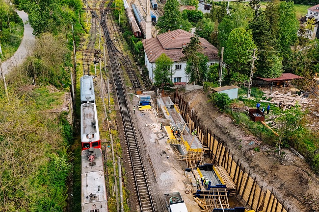 Caransebeș - Lugoj (Lot 1): Lucrările de modernizare a căii ferate au ajuns la aproape 10%