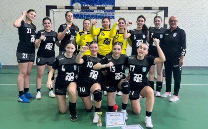 Handbalistele de la "Banatul", calificate la Turneul Final al ONSȘ, între cele mai bune 8 echipe din țară!