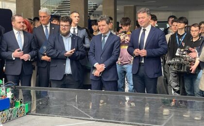 Președintele României, în vizită la UVT
