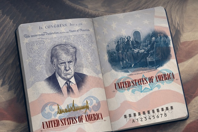 SUA marchează 250 de ani de independență cu pașapoarte speciale cu chipul lui Donald Trump
