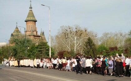 Pelerinaj de Florii la Timișoara: trafic restricționat sâmbătă