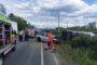 Accident mortal pe E70, în Timiș. Un tir a intrat pe contrasens direct într-un autoturism (video)