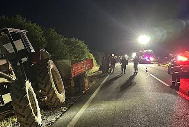IPJ Timiş: Remorca tractorului implicat în accidentul din Timiş era neînmatriculată şi semnalizată necorespunzător