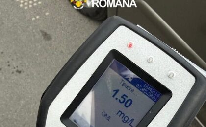 Șofer dus direct în arest, după ce a fost prins la volan cu o alcoolemie de 1,50 mg/l