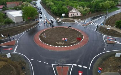 Drum județean deschis circulației. Leagă două dintre comunele periurbane ale Timișoarei. Foto