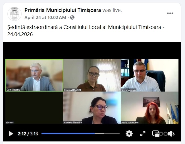 Administrația USR a Timișoarei reinventează matematica. HCL-ul votat cu două valori diferite