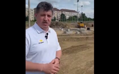 Se reiau lucrările la baza sportivă de pe strada Costică Rădulescu
