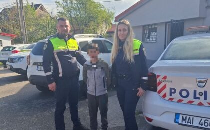 Peste 100 de polițiști și jandarmi au căutat toată noaptea un băiat de 11 ani dispărut