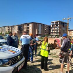 Amplă acțiune de control pe șantierele din Giroc, au fost aplicate sancțiuni. Foto 2 giroc 2