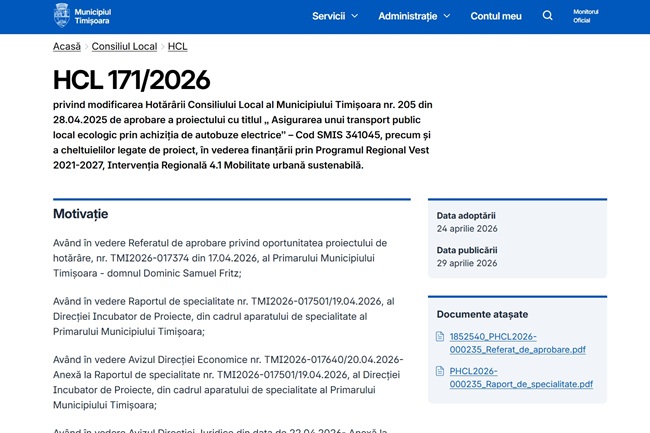 Administrația USR a Timișoarei reinventează matematica. HCL-ul votat cu două valori diferite