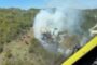 Două elicoptere Black Hawk intervin la incendiile din Banat. Flăcările au cuprins 200 de hectare (video)