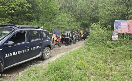 Aventură off-road costisitoare pentru șapte turiști