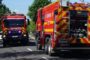 Incendiu puternic la o casă din Timiș, acoperișul s-a prăbușit
