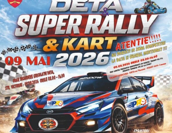 Raliu în centrul orașului Deta