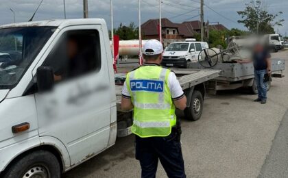 Razie pe DN6. Au fost aplicate 164 de amenzi și 16 permise au fost reținute