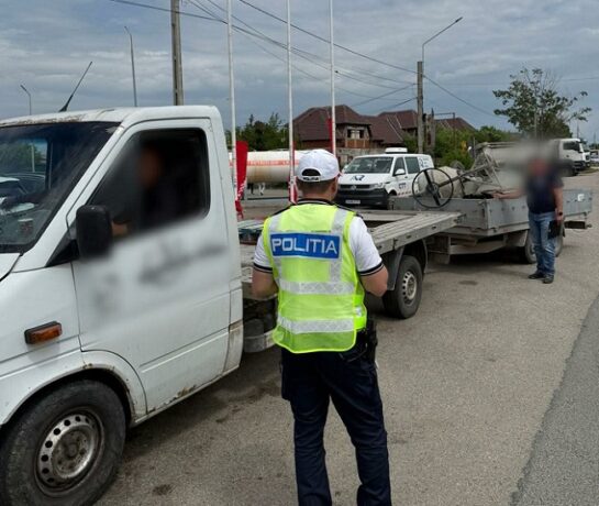 Razie pe DN6. Au fost aplicate 164 de amenzi și 16 permise au fost reținute