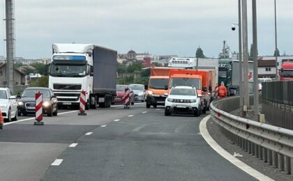 Restricţii de circulaţie pe autostrada A1, în vestul ţării
