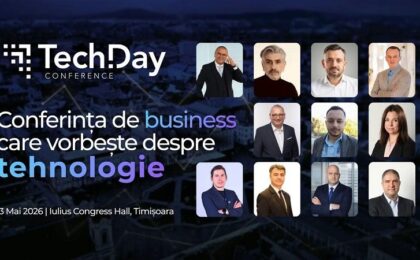 TechDay 2026: conferința gratuită pentru antreprenori și manageri revine pe 13 mai la Timişoara