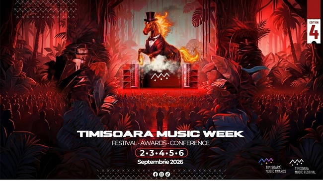 Timișoara Music Week: 2-6 septembrie 2026. Săptămâna în care vestul României își spune povestea muzicală, în 5 zile de efervescență și inovație