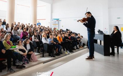 „Un Stradivarius în școli” – Ediția specială ajunge la Timișoara