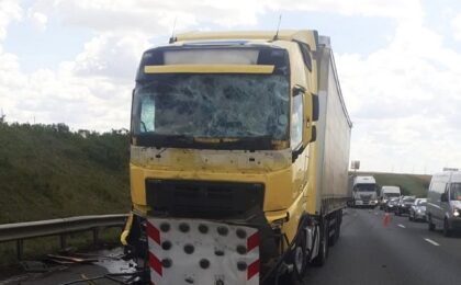 Accident grav pe autostrada A1, între Timișoara și Arad