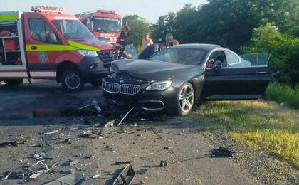 Accident grav pe DN 6, traficul este blocat pe ambele sensuri