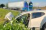 Accident pe DN 6, în județul Timiș: trei persoane au ajuns la spital