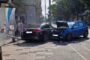 Accident violent în centrul Timișoarei. Două mașini au ajuns pe trotuar, după ce una a trecut pe roșu la semafor
