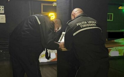 Amenzi de 34.000 de lei, aplicate de polițiștii locali la Timişoara, pentru fumat în locuri nepermise
