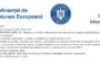 Anunţ privind derularea proiectului PEO - Cod SMIS: 316828