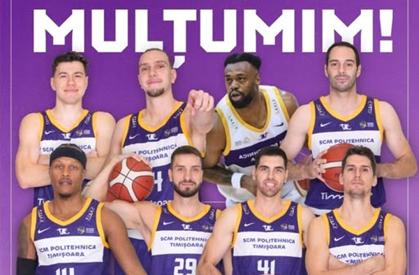 Opt baschetbaliști pleacă de la SCM Politehnica Timișoara! 1 Opt baschetbaliști pleacă de la SCM Politehnica Timișoara!