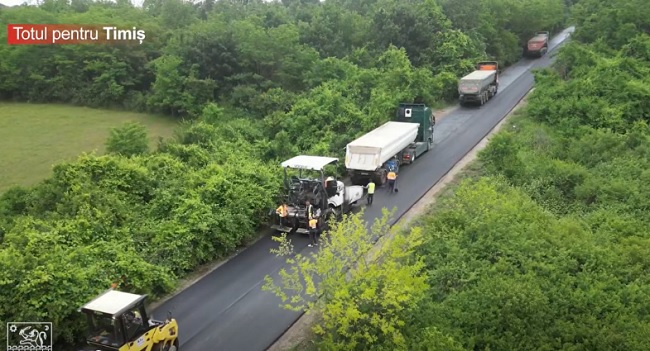 DJ 682, sectorul dintre orașul Făget și limita cu județul Arad, a intrat într-un amplu proces de reabilitare