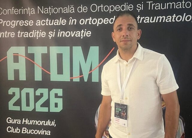 Noile tehnologii în ortopedie, în atenția specialiștilor. Spitalul Clinic CF Timișoara, reprezentat la ATOM 2026